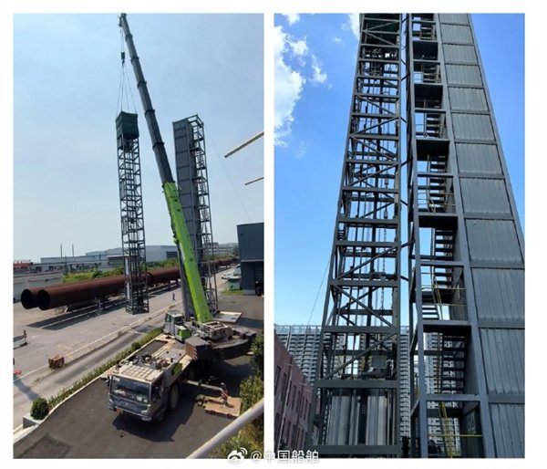 施工周期缩短90%!全球首个模块式船用电梯实例问世