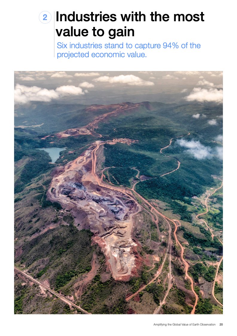 世界经济论坛:扩大地球观测的全球价值报告