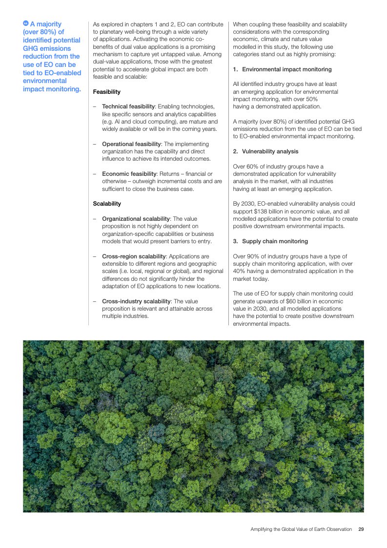 世界经济论坛:扩大地球观测的全球价值报告