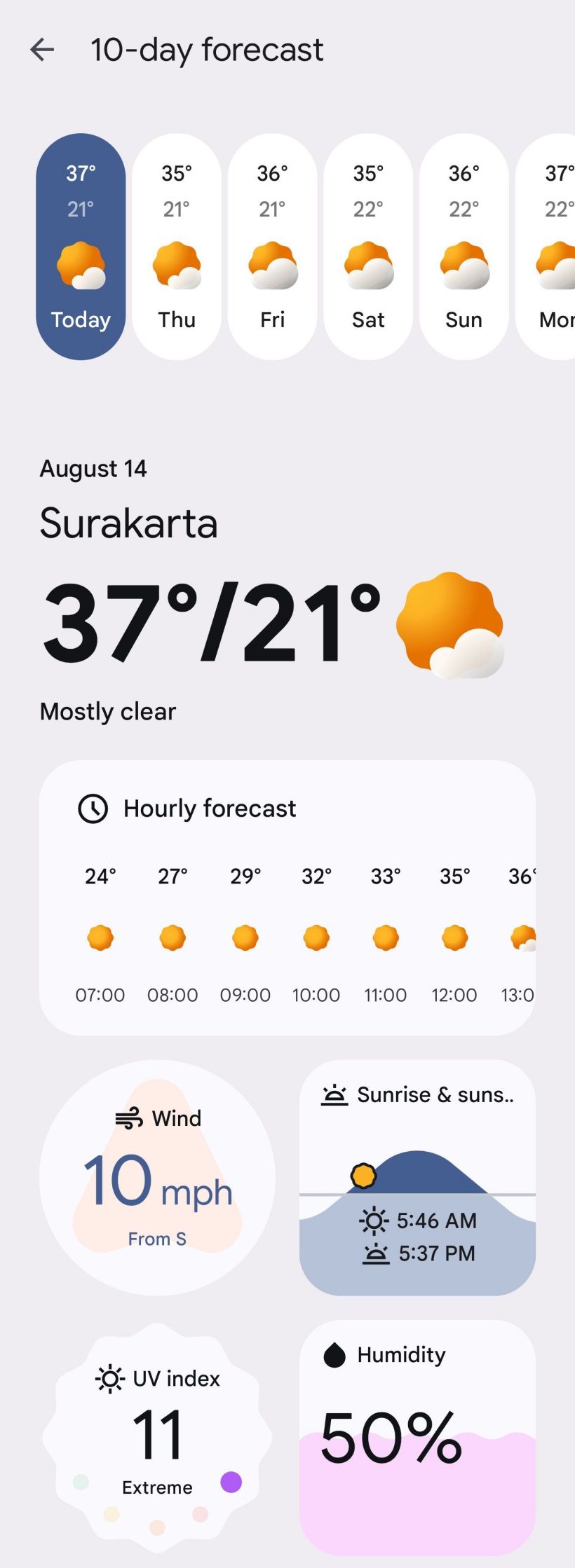 谷歌发布全新 Pixel 天气应用:启用新界面,引入 AI 天气预报