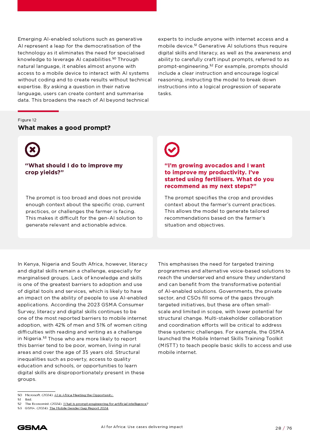 GSMA：非洲人工智能：产生影响的用例