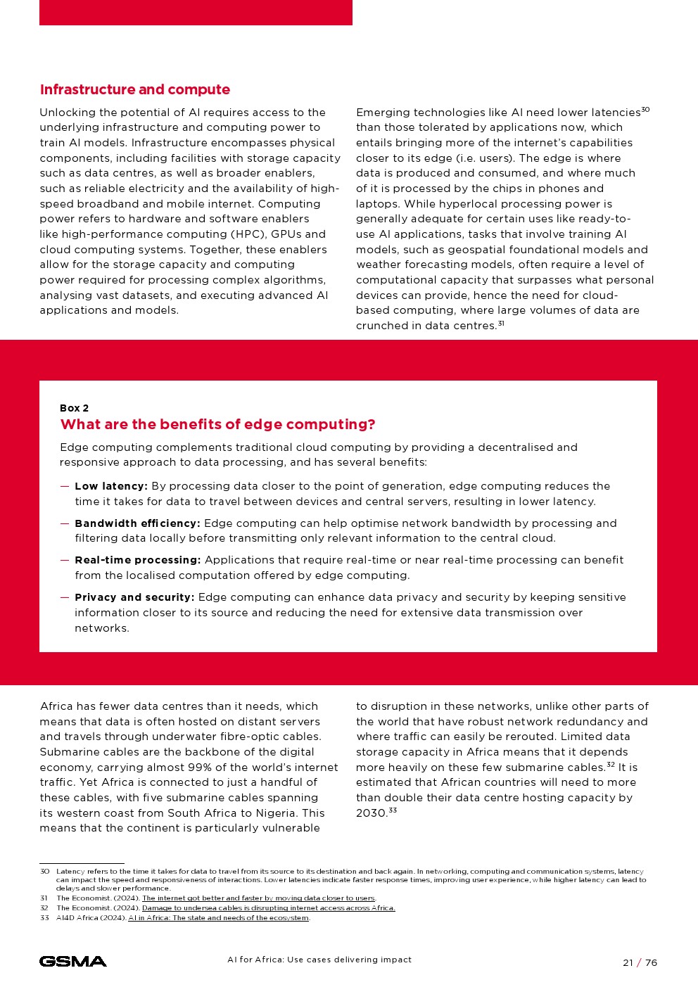 GSMA：非洲人工智能：产生影响的用例