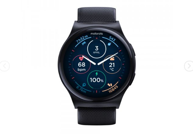 摩托罗拉发布 Moto Watch 120 智能手表:1.43 英寸圆形表盘、续航 10 天,售价 130 美元