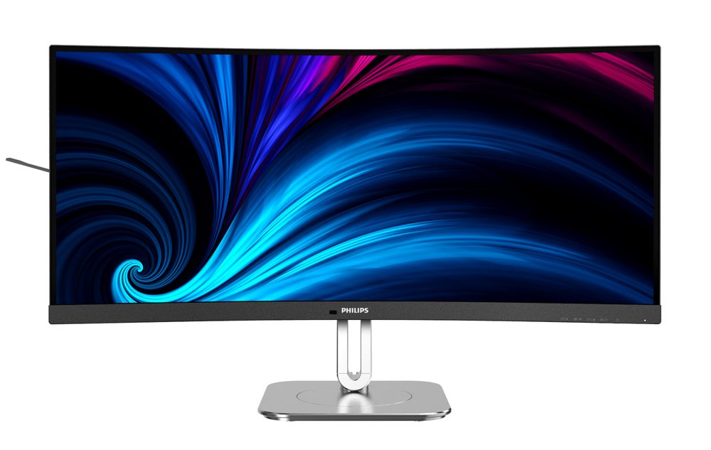 飞利浦发布两款 34 英寸办公显示器:1500R 曲面带鱼屏、3440x1440 分辨率,售 440/600 英镑