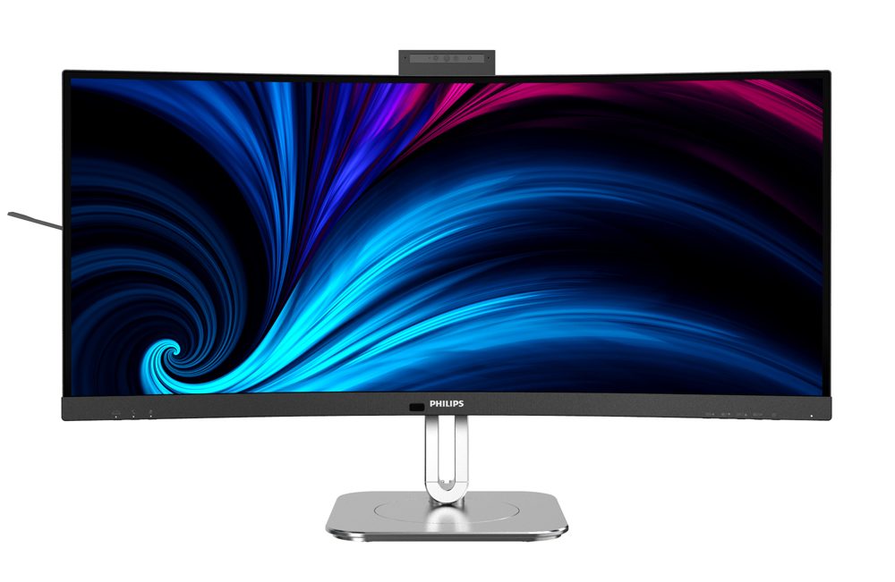 飞利浦发布两款 34 英寸办公显示器:1500R 曲面带鱼屏、3440x1440 分辨率,售 440/600 英镑