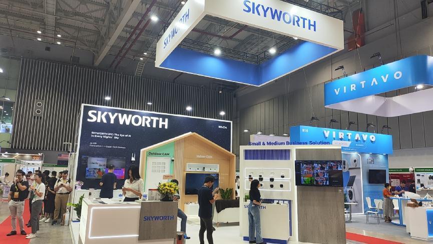 创维安防亮相2024越南国际安博会，创维极黑光引关注