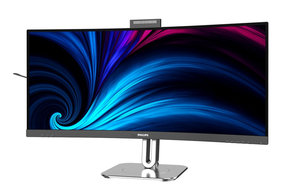 飞利浦发布两款 34 英寸办公显示器:1500R 曲面带鱼屏、3440x1440 分辨率,售 440/600 英镑