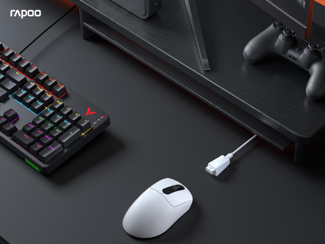 支持8K回报率雷柏P2-AC外设电源伞绳数据线（USB-A+USB-C）上市