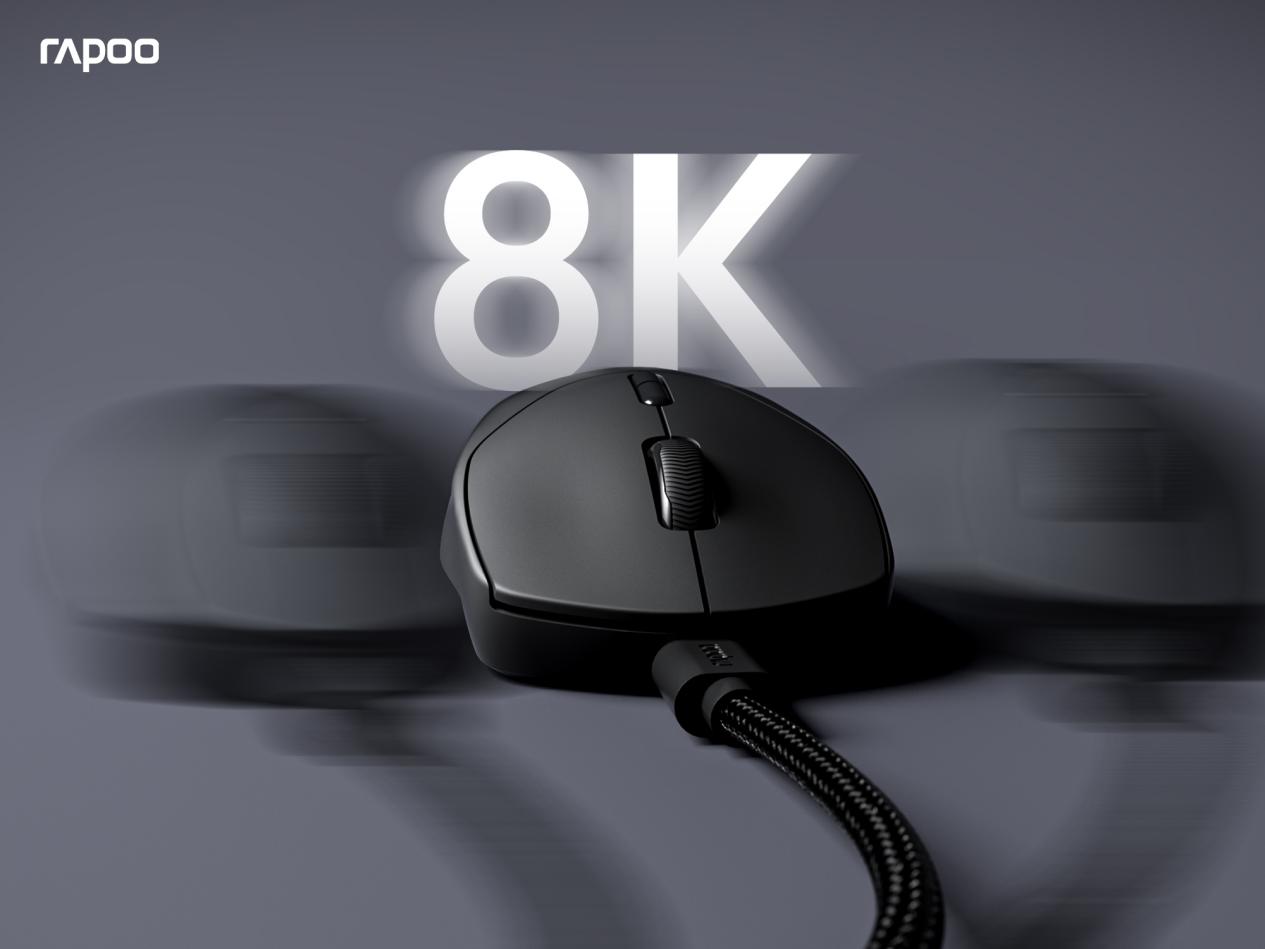 支持8K回报率雷柏P2-AC外设电源伞绳数据线（USB-A+USB-C）上市