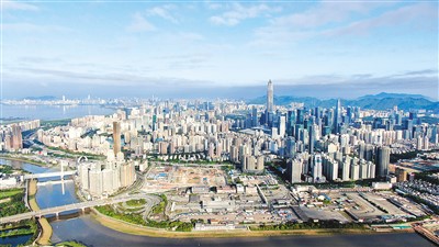 圖為河套深港科技創新合作區深圳園區俯瞰。新華社記者 梁旭攝