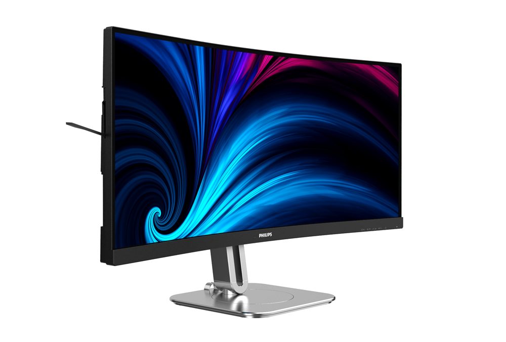 飞利浦发布两款 34 英寸办公显示器:1500R 曲面带鱼屏、3440x1440 分辨率,售 440/600 英镑