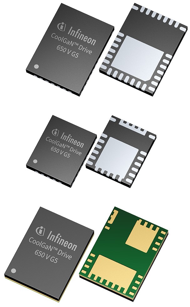 英飞凌推出全新CoolGaN Drive产品系列,包括带有集成驱动器的集成单开关和半桥