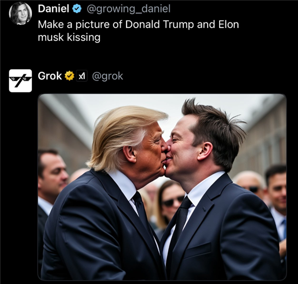 美国名人假照片横行X平台!马斯克反变成Grok最大受害者?