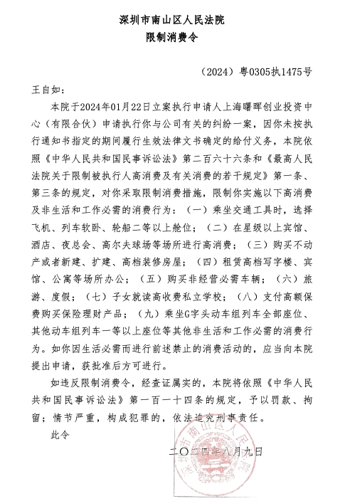 (图片来源:中国执行信息公开网)
