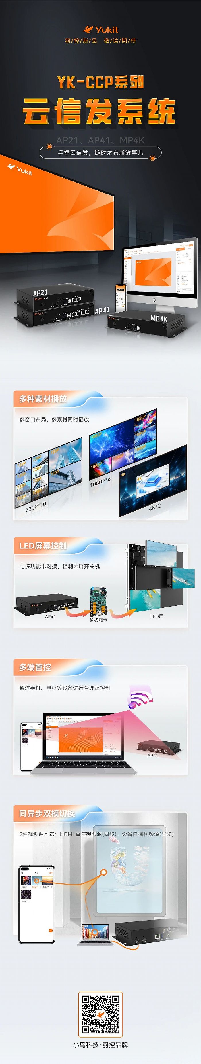 羽控新品前瞻：YK-CCP系列云信发系统