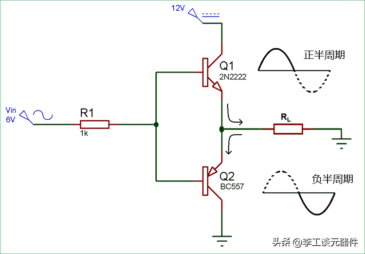 还搞不懂推挽放大电路?看这一文,工作原理+电路图讲解
