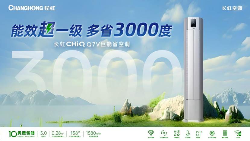 长虹空调领航未来:加速“新质生产力”布局,荣耀斩获健康智造品牌奖