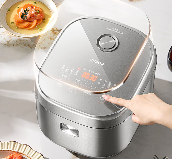 苏泊尔电饭煲 SF40HC1866 预售:4L 容量、30 分钟快煮饭,369 元