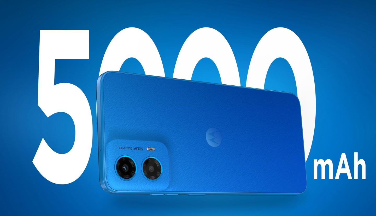 摩托罗拉 Moto G45 手机宣传材料曝光:5000mAh 电池、骁龙 6s Gen 3 芯片