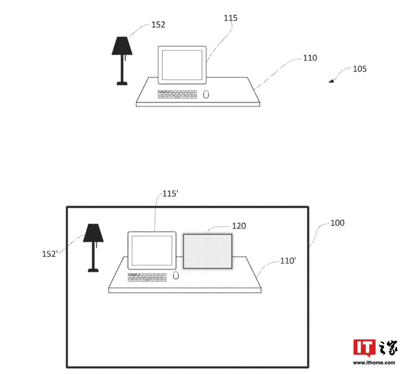 苹果 Vision Pro 头显新专利:在虚拟空间中试用新 iPhone / Mac