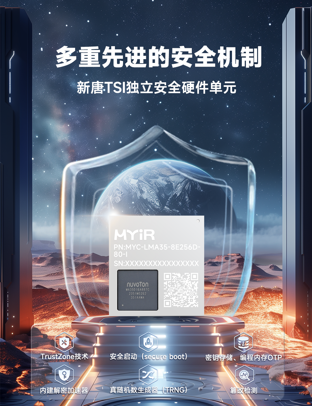 原生支持17路UART和4路CAN FD，米尔-新唐MA35D1核心板发布！