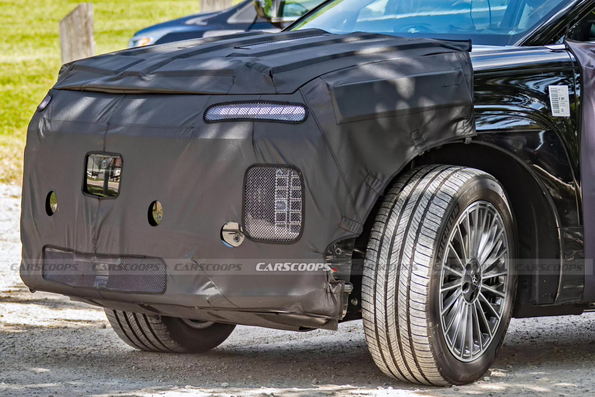 现代首款电动三排座 SUV,Ioniq 7 路测照片曝光