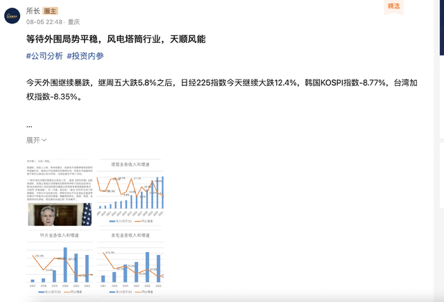 风电行业迎来业绩拐点,风电塔筒龙头天顺风能值得关注起来