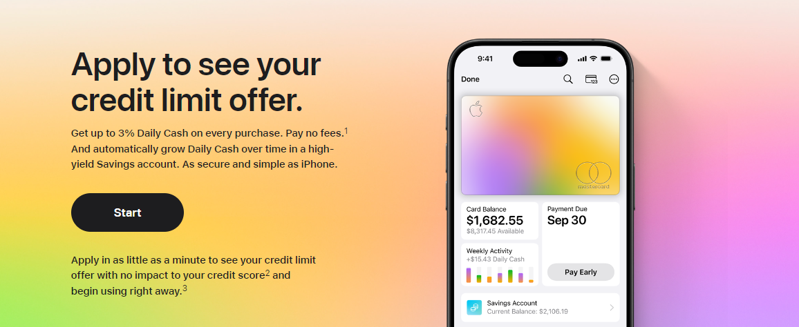 苹果邀请新用户注册 Apple Card,最高可获 300 美元红包奖励