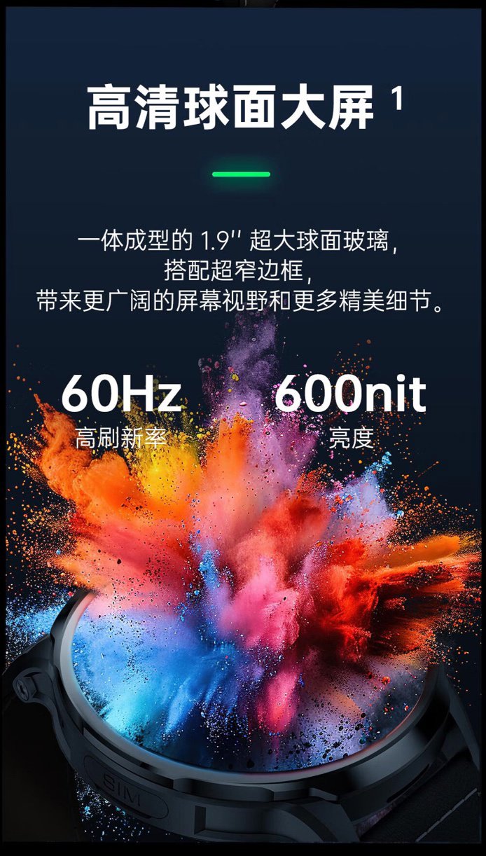 黑鲨 Watch X-H100 智能手表开售:表侧 2MP 摄像头 + 全网通独立通话,699 元