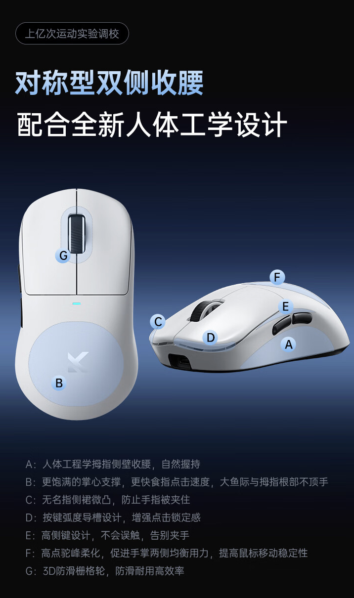 迈从首款中大手型电竞鼠标 M7 / PRO 首销：PAW3395、53 克重量，199 元起