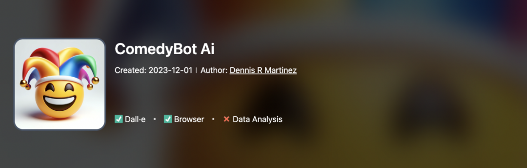 AI娱乐新体验——GPTS重点推荐:ComedyBot AI、CineMixologist等