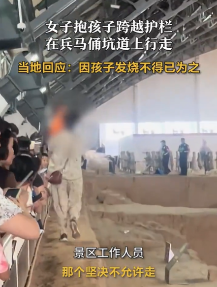 女子抱病娃进兵马俑坑,考验景区应急能力 | 新京报快评