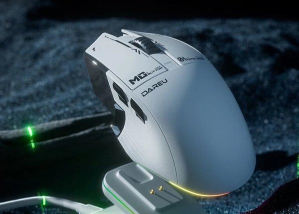 349元 达尔优A980 Pro电擎版鼠标上市:支持星闪连接、RGB磁吸充电底座