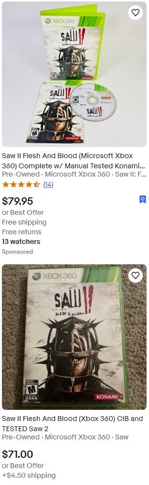 Xbox 360 玩家在慈善商店捡到漏:仅用 1.5 英镑购得稀有游戏《电锯惊魂 2》