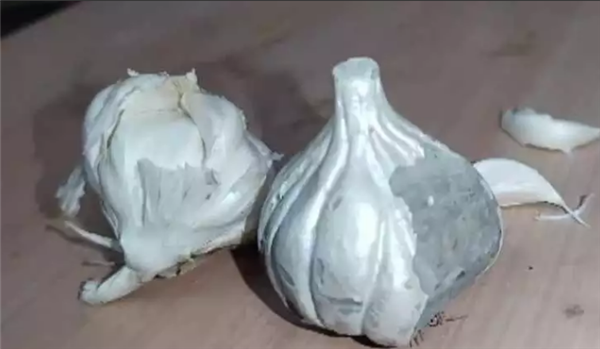 以假乱真 印度街头出现假大蒜:由水泥制成