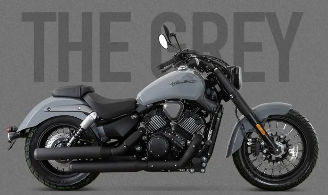 力帆 V400 摩托车官图公布:复古外形 / 圆灯设计,搭 400ml 四冲程水冷双缸发动机