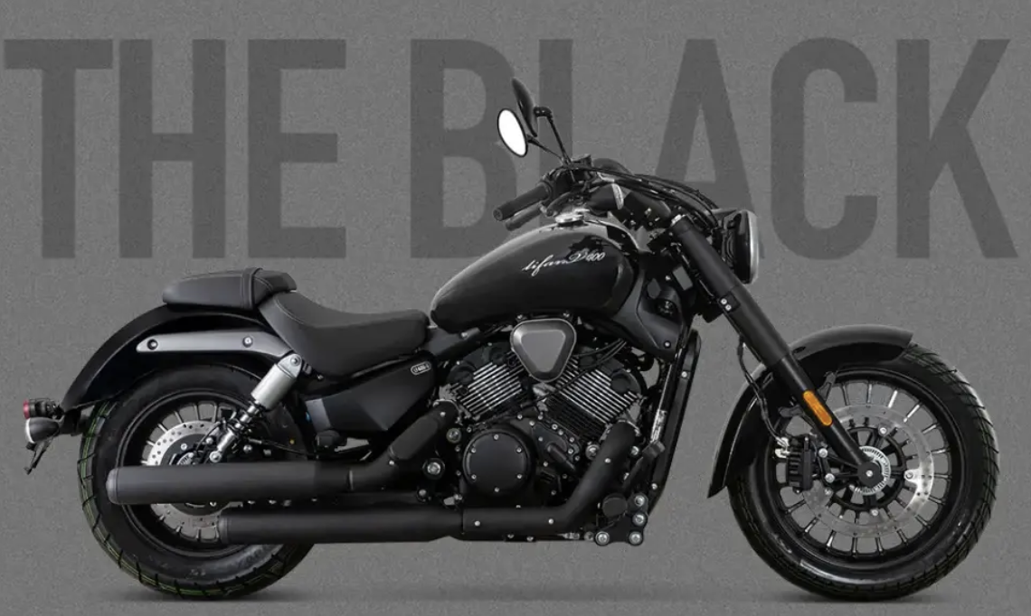 力帆 V400 摩托车官图公布:复古外形 / 圆灯设计,搭 400ml 四冲程水冷双缸发动机