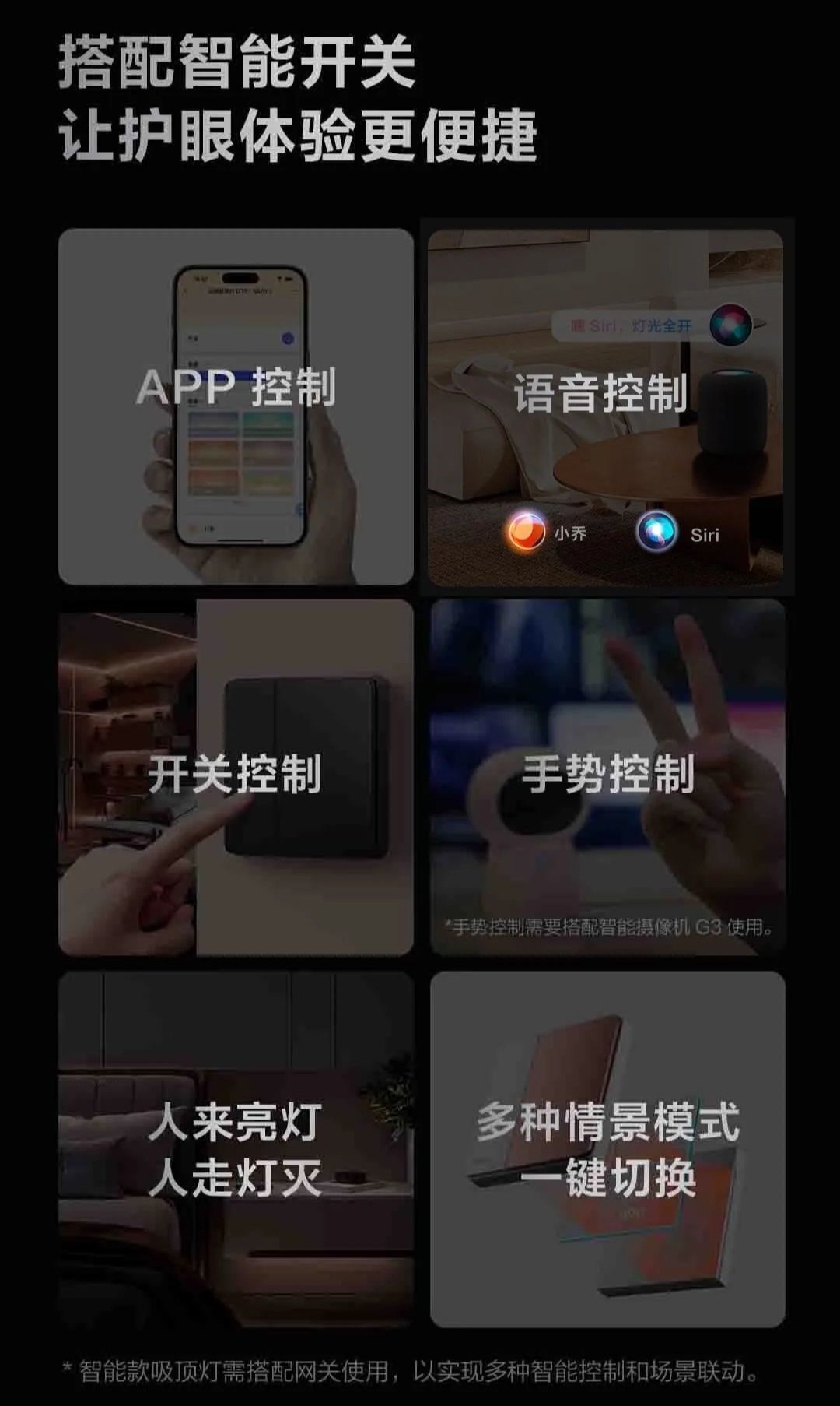 绿米 Aqara 云熙智能吸顶灯 D1S 发布:平均照度≥300Lux、支持情景预设,439 元起