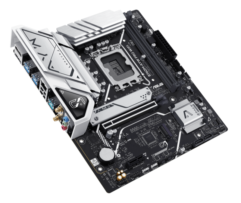 更多 USB 接口,华硕推出 B760M-AYW PRO WIFI 主板