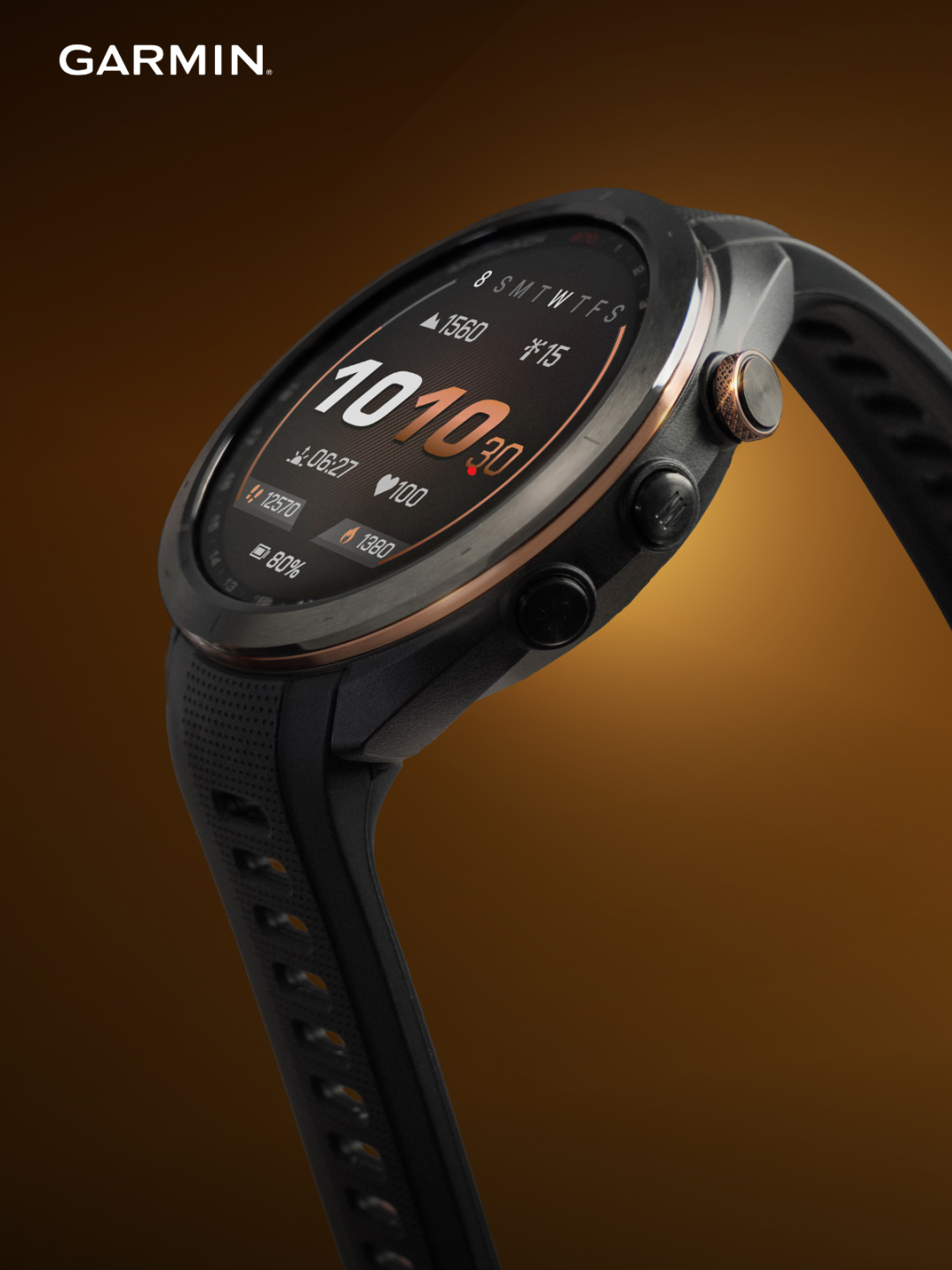 佳明 Approach S70 高尔夫旗舰腕表新增古铜金配色：覆盖 4.3 万球道图，5880 元