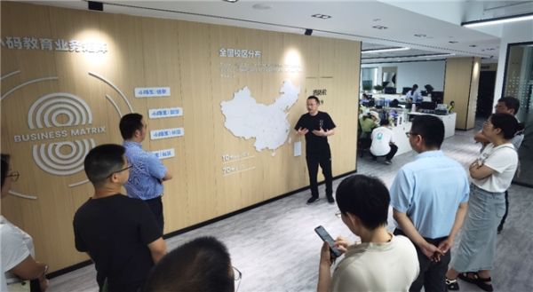 杭商学堂2023级跨班交流活动走进小码王:共话成长与创新,探索未来教育之路