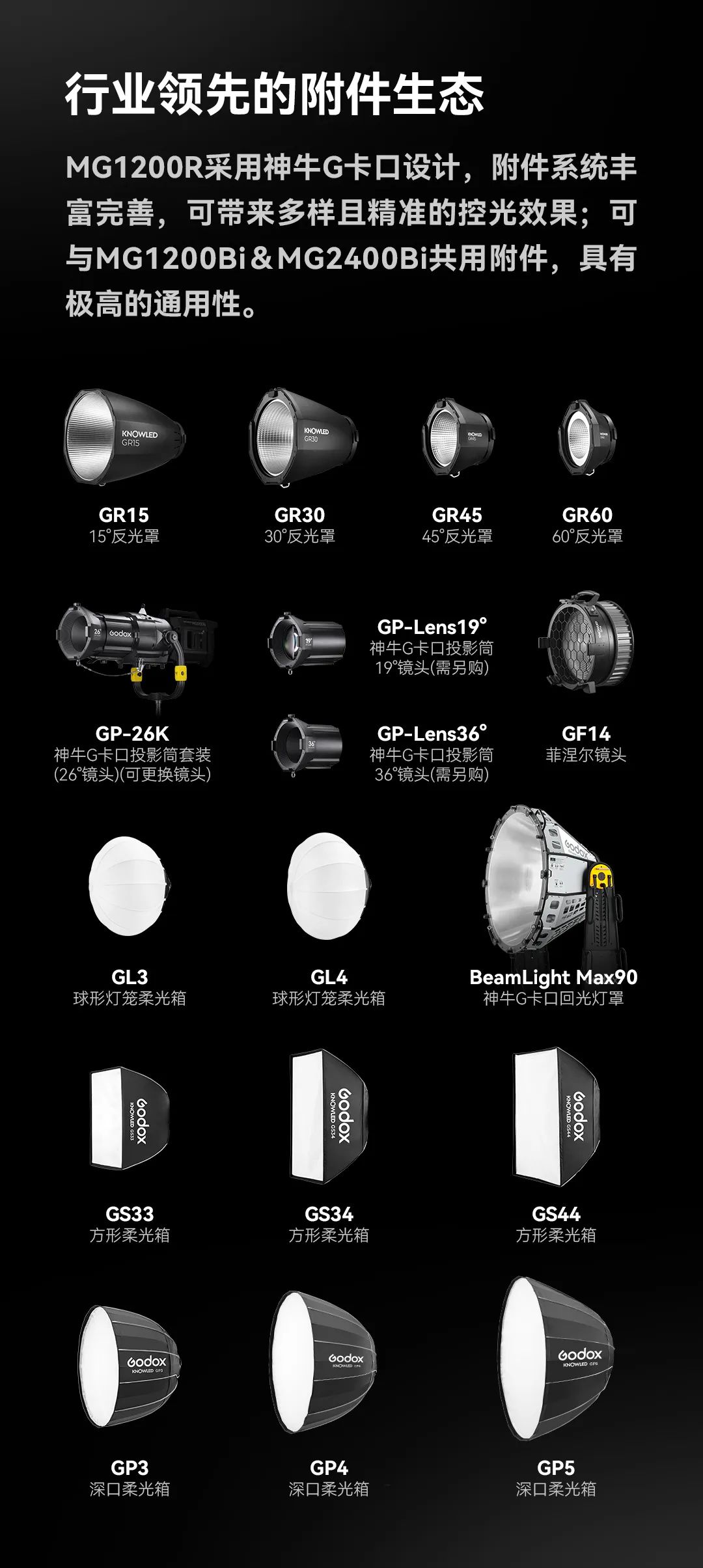 神牛 MG1200R 诺力全彩 LED 影视灯发布:1500W 功率、新增低亮模式,33800 元 / 台