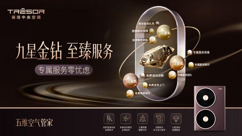 璀璨中央空调10年包修政策,树立行业新风向