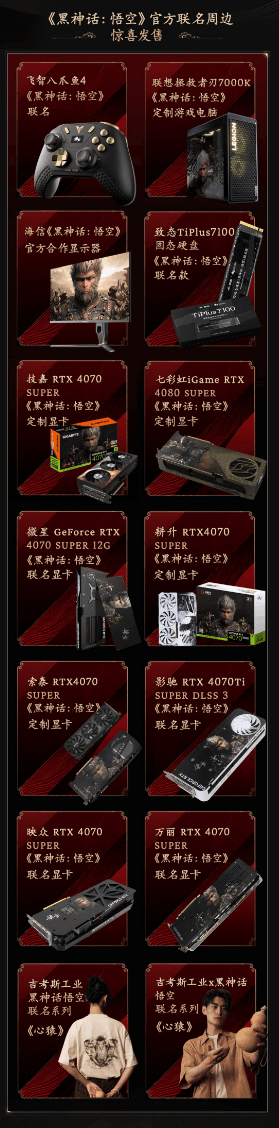 《黑神话:悟空》上线,带动京东游戏产品热销游戏显卡成交金额增长超200%