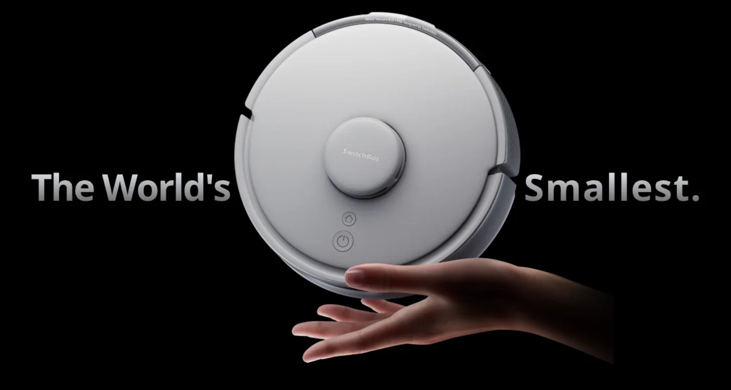 “全球最小扫地机器人”SwitchBot K10+ Pro 发布