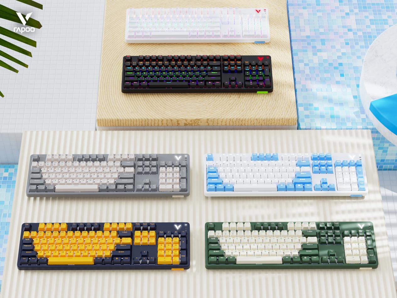 全尺寸多设备切换，双形态双手感，雷柏V500PRO多模版2024款游戏机械键盘上市