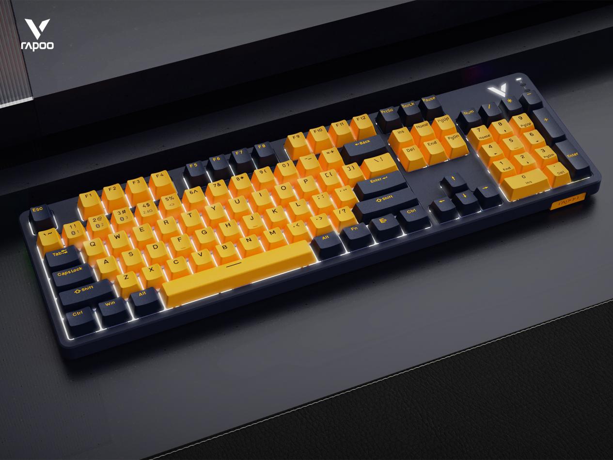 全尺寸多设备切换，双形态双手感，雷柏V500PRO多模版2024款游戏机械键盘上市