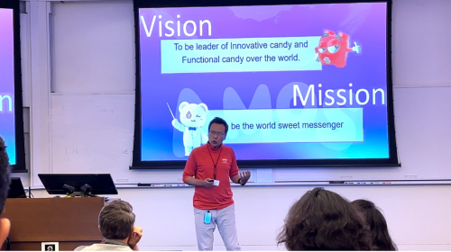 用一颗创意糖果走进美国糖果名人堂丨金多多食品董事长马恩多在美国斯坦福大学演讲为中国品牌发声