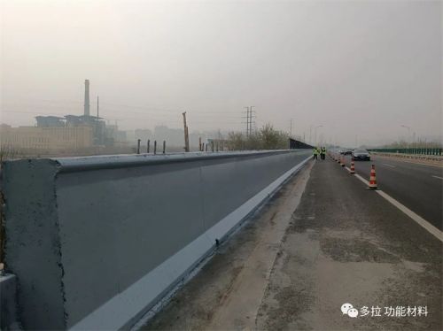 多拉 浸瓷圭釉材料助力京沪高速济南绕城段防撞墙耐久防腐项目!