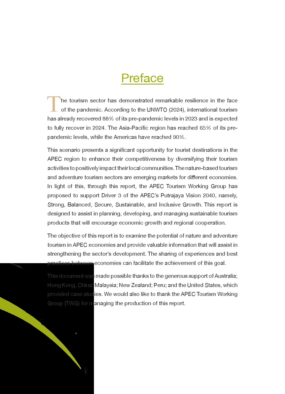 亚太经合组织：2024年亚太地区自然和冒险旅游报告